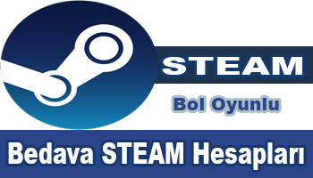 Bedava Oyunlu Steam Hesapları